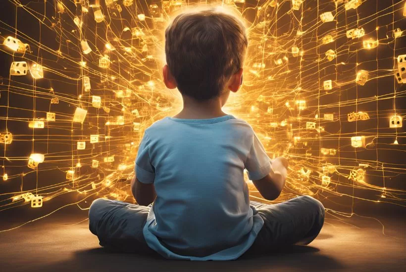 Children watching tv that symbolises the dopamine surge