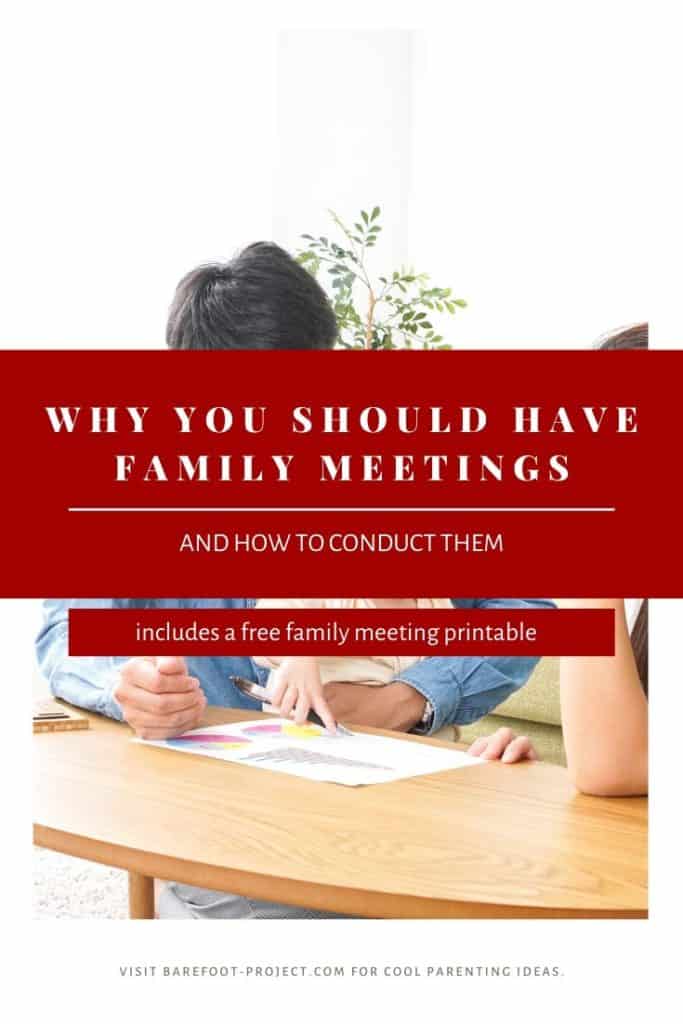 Why you should have family meetings and how to conduct them