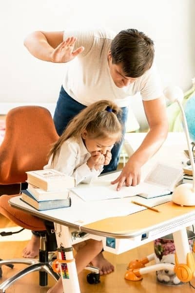 slapping and hitting child